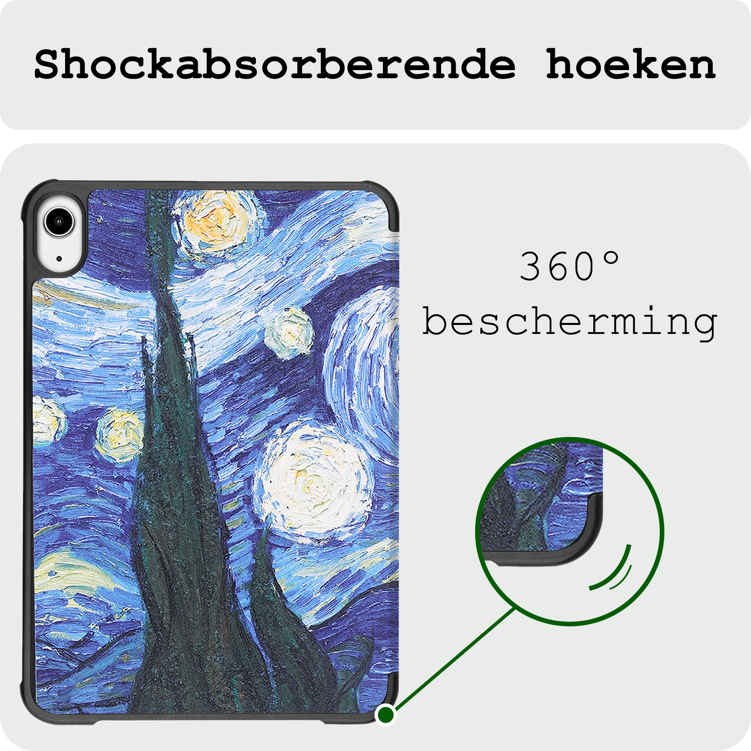 BASEY. BASEY. iPad Mini 7 Hoesje - Sterrenhemel