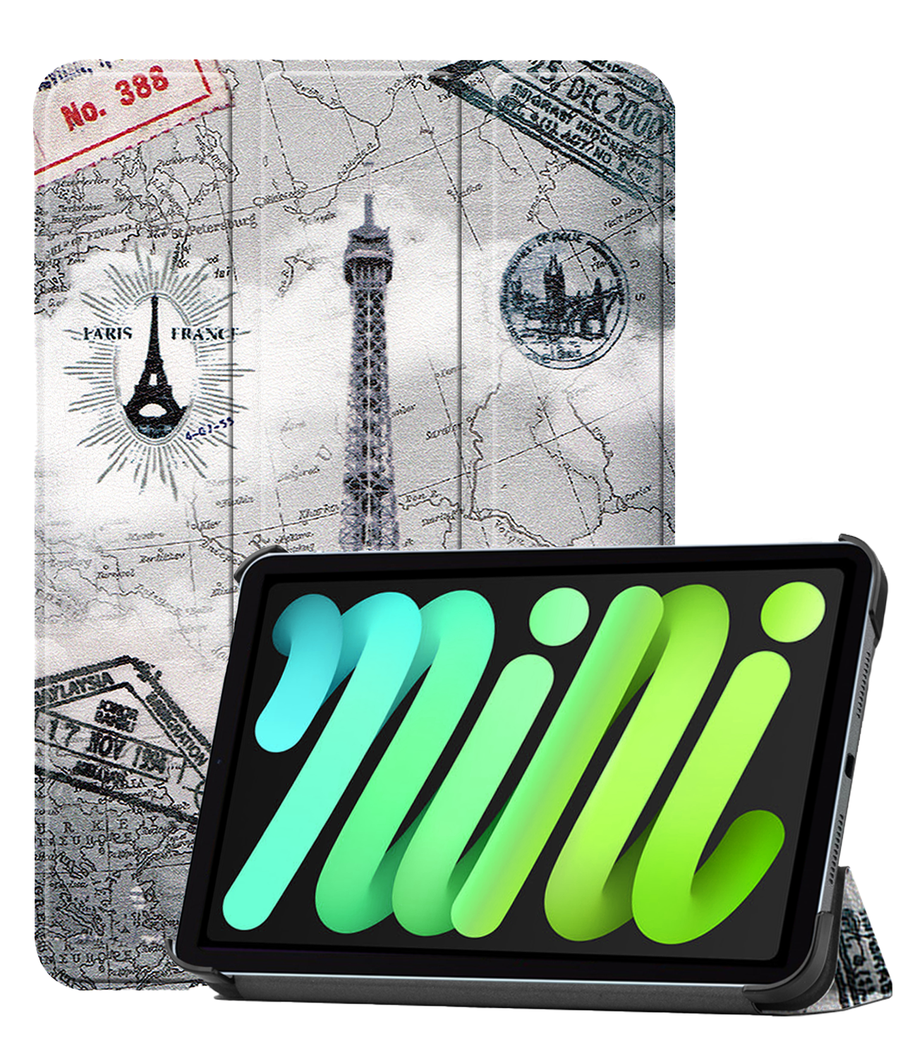 BASEY. BASEY. iPad Mini 7 Hoesje - Eiffeltoren