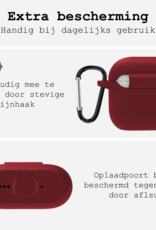BASEY. BASEY. Siliconen Hoesje Voor Apple AirPods 4 - Donkerrood