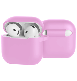 BASEY. BASEY. Siliconen Hoesje Voor Apple AirPods 4 - Flamingo