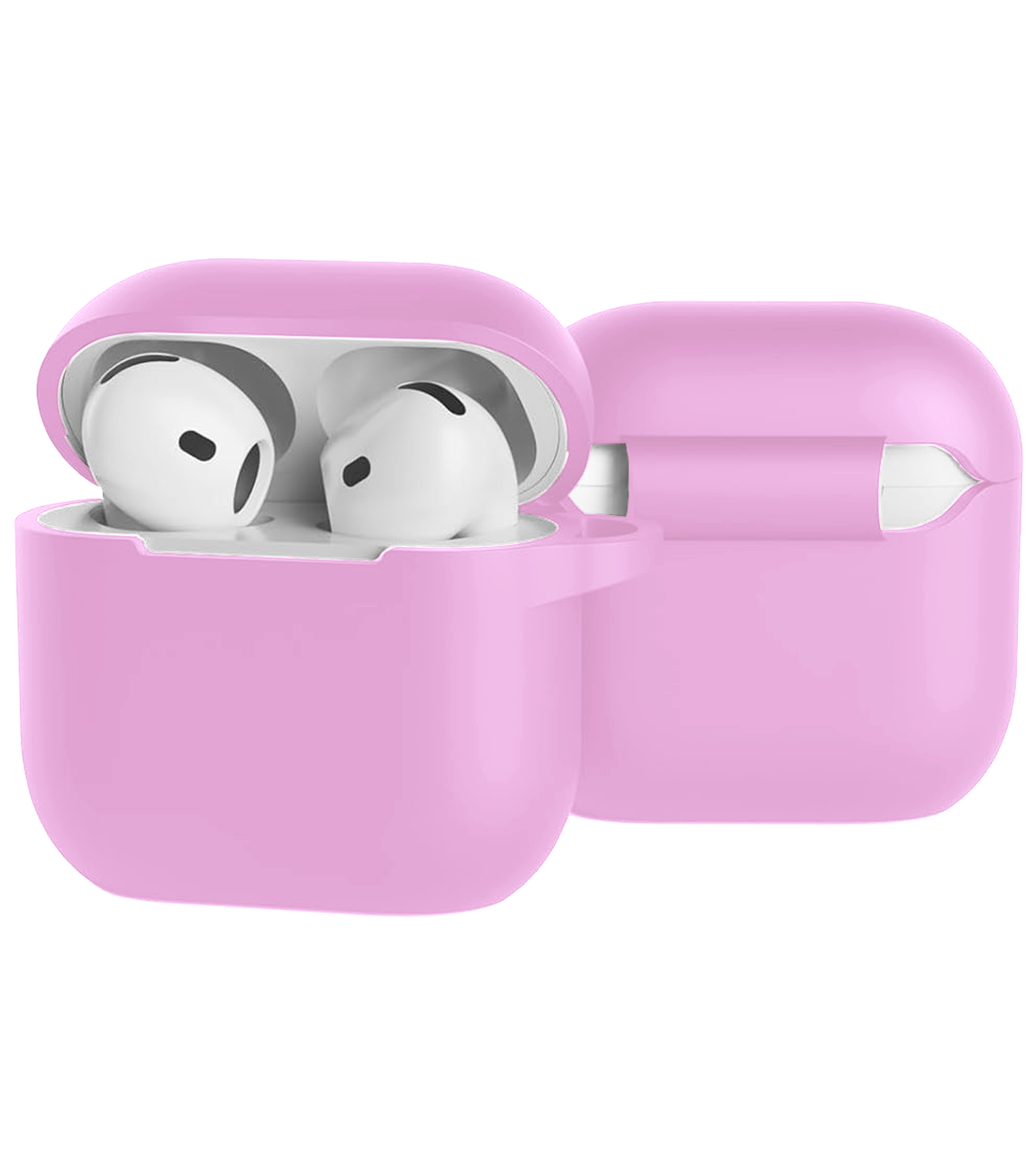BASEY. BASEY. Siliconen Hoesje Voor Apple AirPods 4 - Flamingo