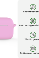 BASEY. BASEY. Siliconen Hoesje Voor Apple AirPods 4 - Flamingo