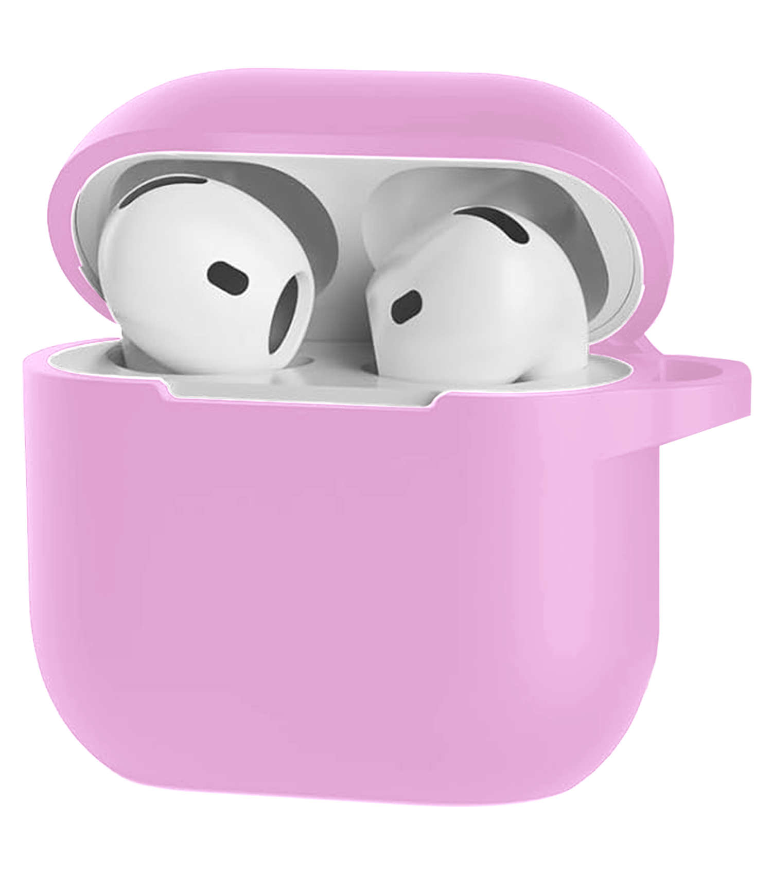 BASEY. BASEY. Siliconen Hoesje Voor Apple AirPods 4 - Flamingo