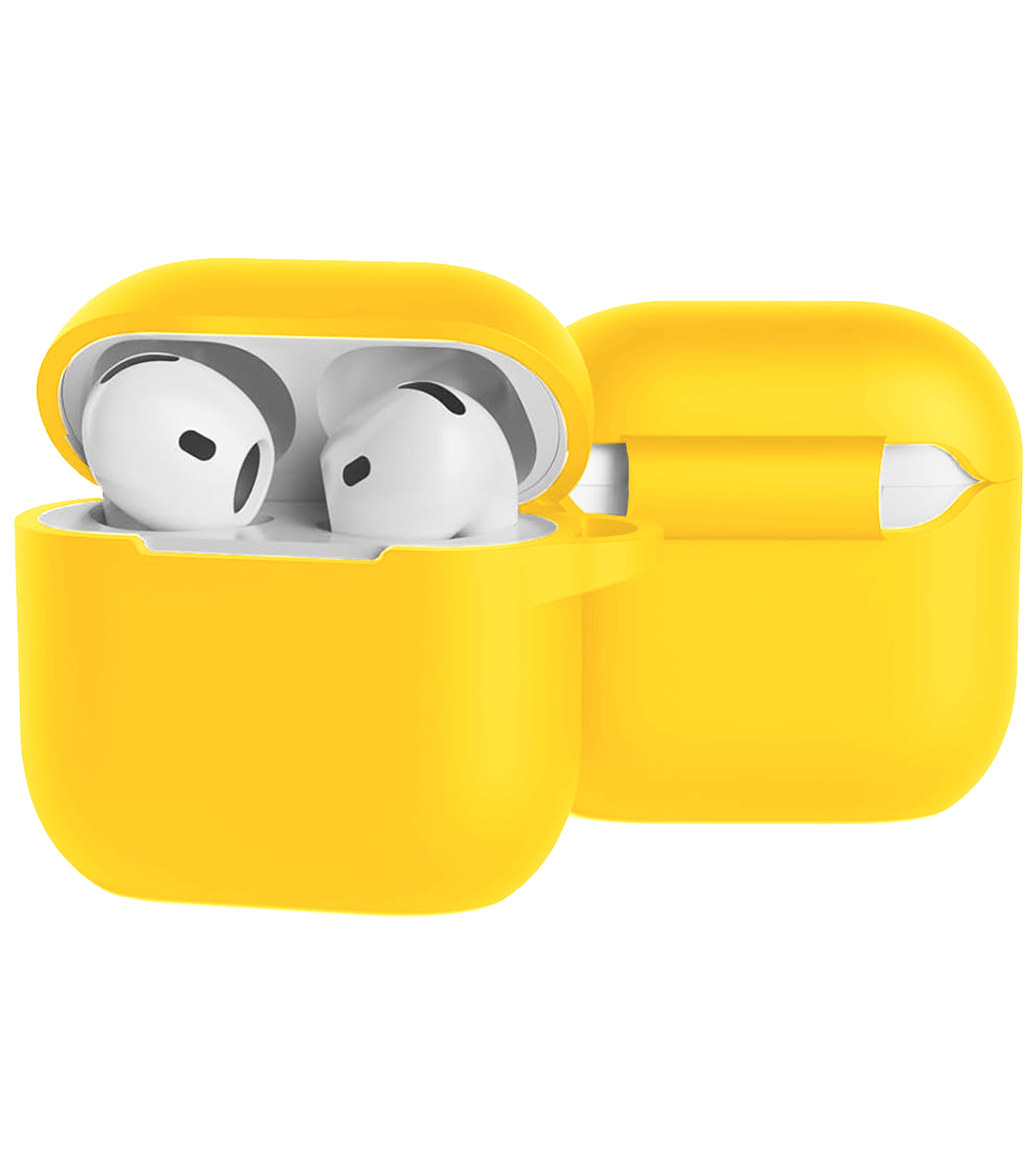 BASEY. BASEY. Siliconen Hoesje Voor Apple AirPods 4 - Geel