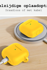 BASEY. BASEY. Siliconen Hoesje Voor Apple AirPods 4 - Geel