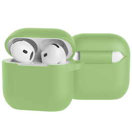 BASEY. BASEY. Siliconen Hoesje Voor Apple AirPods 4 - Groen