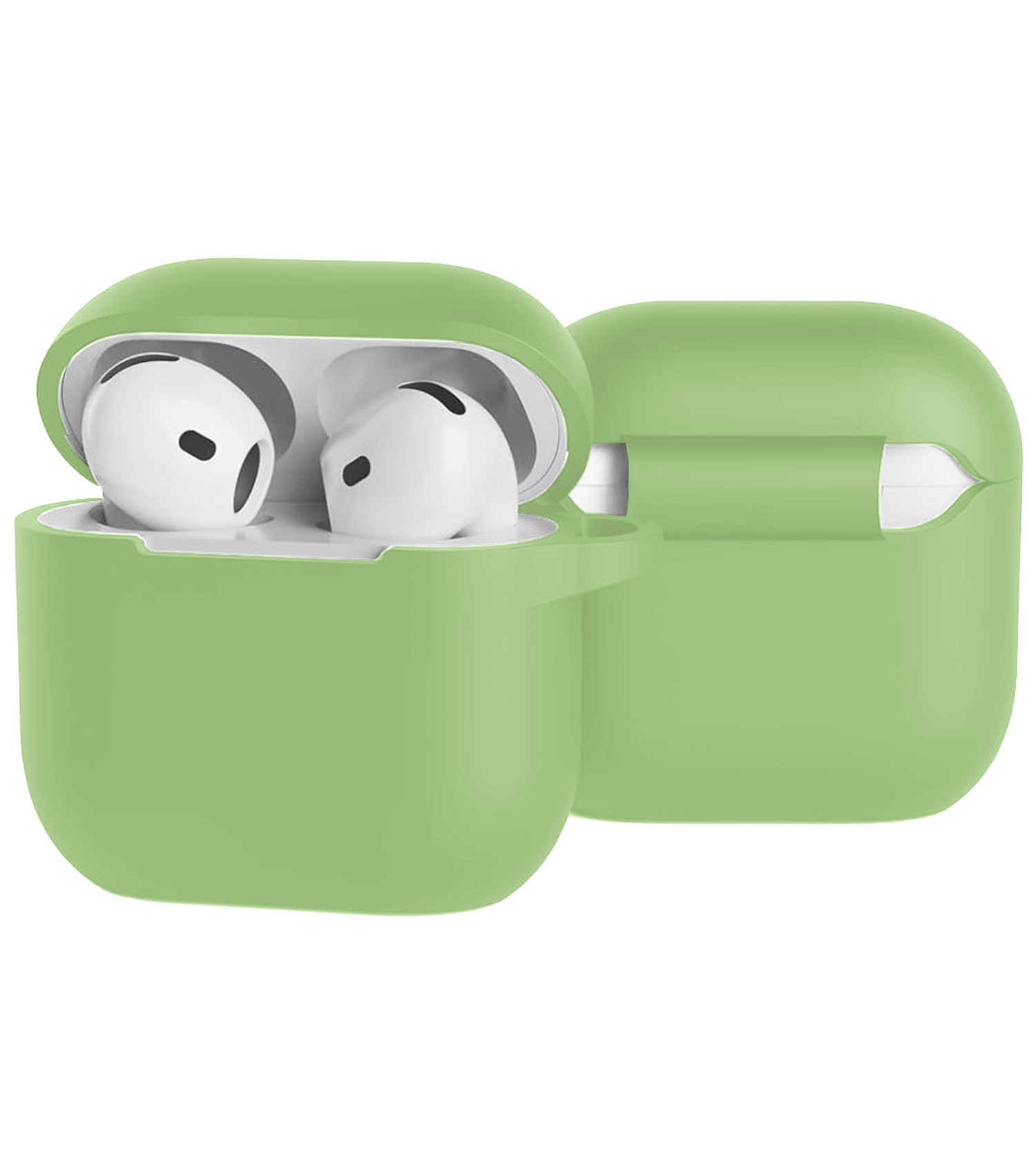 BASEY. BASEY. Siliconen Hoesje Voor Apple AirPods 4 - Groen
