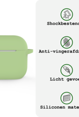 BASEY. BASEY. Siliconen Hoesje Voor Apple AirPods 4 - Groen