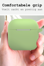 BASEY. BASEY. Siliconen Hoesje Voor Apple AirPods 4 - Groen