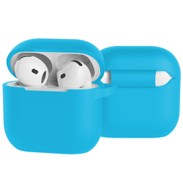 BASEY. BASEY. Siliconen Hoesje Voor Apple AirPods 4 - Lichtblauw