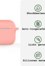 BASEY. BASEY. Siliconen Hoesje Voor Apple AirPods 4 - Lichtroze
