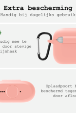 BASEY. BASEY. Siliconen Hoesje Voor Apple AirPods 4 - Lichtroze