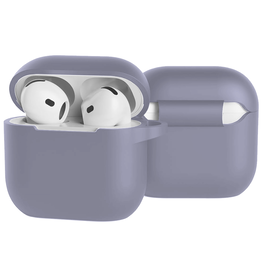 BASEY. BASEY. Siliconen Hoesje Voor Apple AirPods 4 - Lila