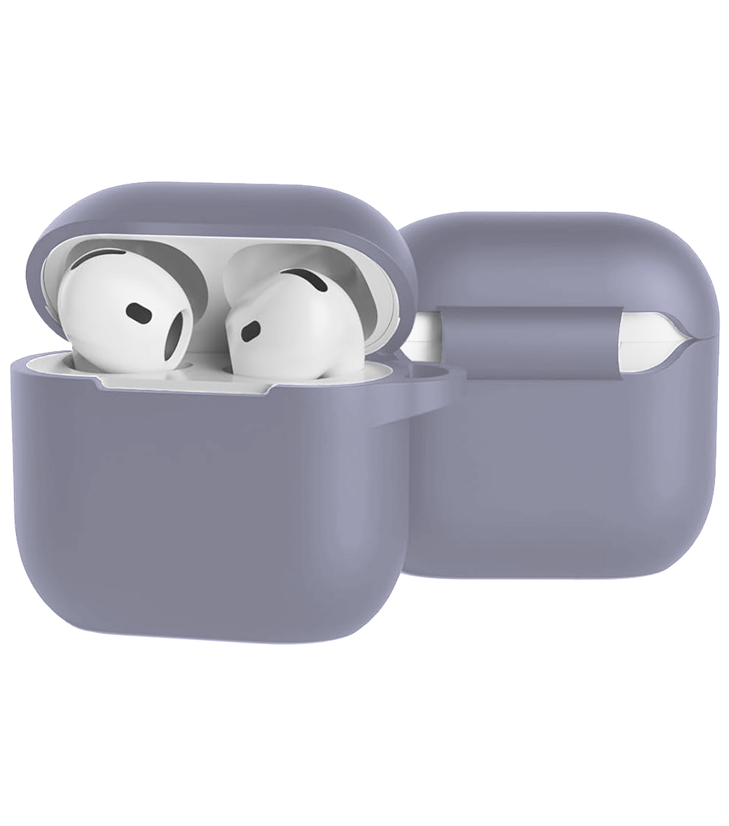 BASEY. BASEY. Siliconen Hoesje Voor Apple AirPods 4 - Lila