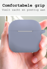 BASEY. BASEY. Siliconen Hoesje Voor Apple AirPods 4 - Lila