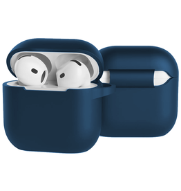 BASEY. BASEY. Siliconen Hoesje Voor Apple AirPods 4 - Navy