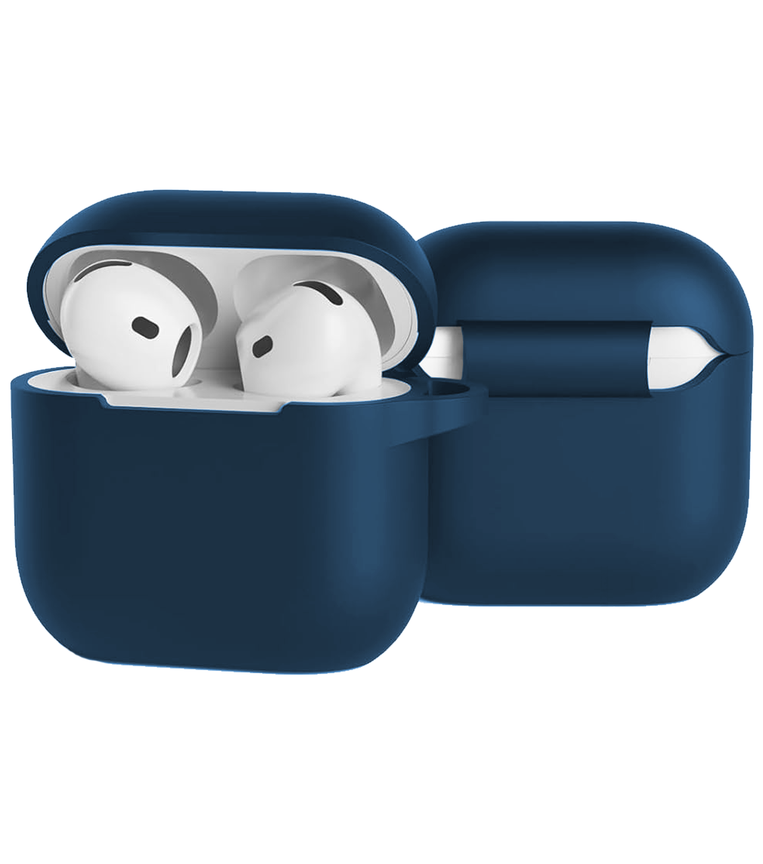 BASEY. BASEY. Siliconen Hoesje Voor Apple AirPods 4 - Navy