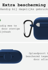 BASEY. BASEY. Siliconen Hoesje Voor Apple AirPods 4 - Navy