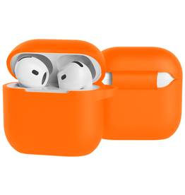 BASEY. BASEY. Siliconen Hoesje Voor Apple AirPods 4 - Oranje