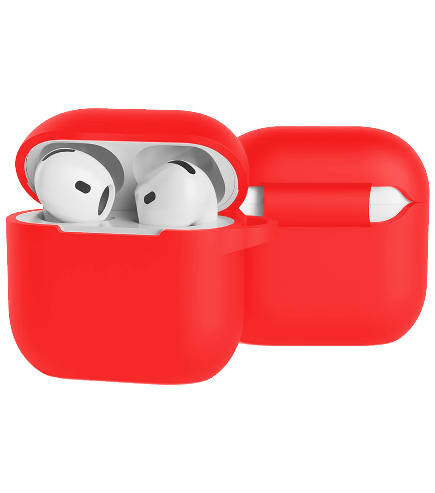 BASEY. BASEY. Siliconen Hoesje Voor Apple AirPods 4 - Rood