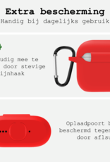 BASEY. BASEY. Siliconen Hoesje Voor Apple AirPods 4 - Rood