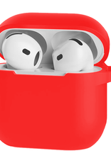 BASEY. BASEY. Siliconen Hoesje Voor Apple AirPods 4 - Rood