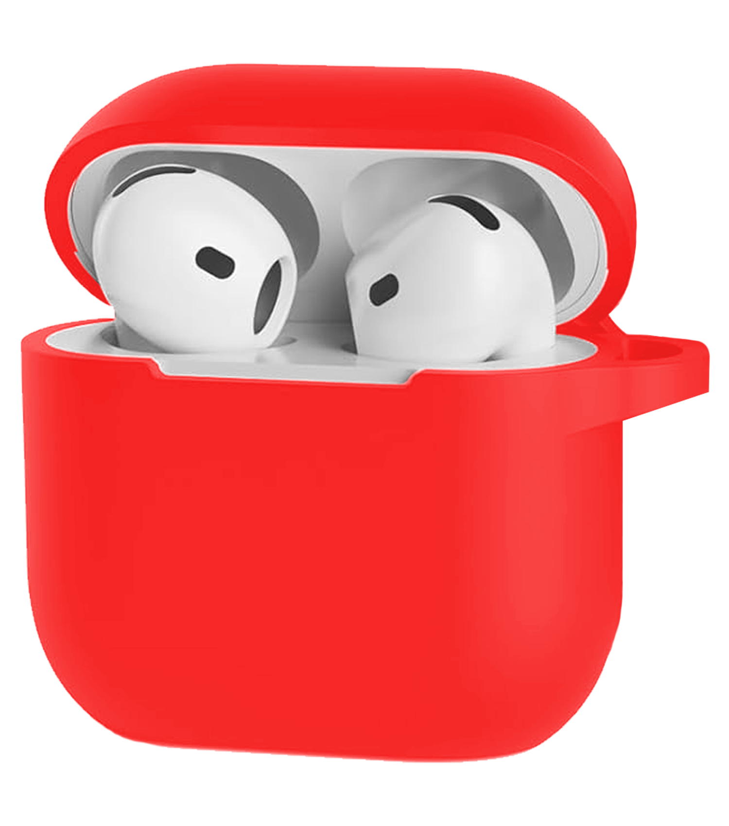 BASEY. BASEY. Siliconen Hoesje Voor Apple AirPods 4 - Rood