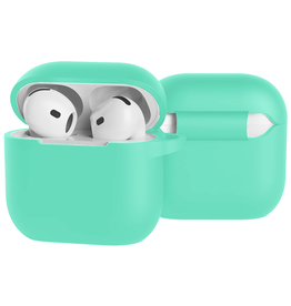 BASEY. BASEY. Siliconen Hoesje Voor Apple AirPods 4 - Turquoise
