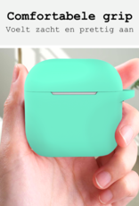 BASEY. BASEY. Siliconen Hoesje Voor Apple AirPods 4 - Turquoise