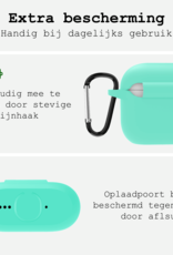 BASEY. BASEY. Siliconen Hoesje Voor Apple AirPods 4 - Turquoise