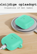 BASEY. BASEY. Siliconen Hoesje Voor Apple AirPods 4 - Turquoise