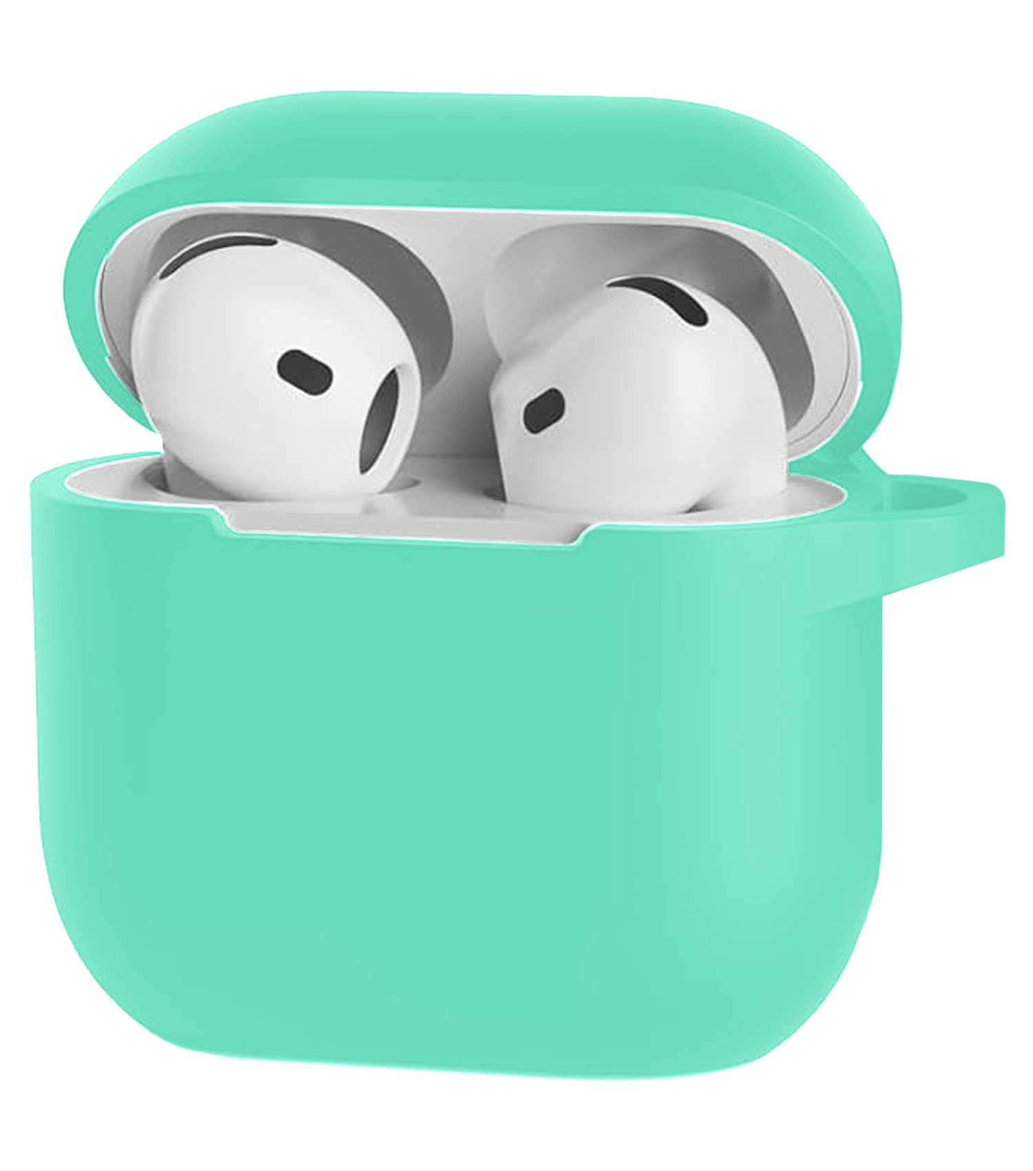 BASEY. BASEY. Siliconen Hoesje Voor Apple AirPods 4 - Turquoise