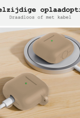 BASEY. BASEY. Siliconen Hoesje Voor Apple AirPods 4 - Zand
