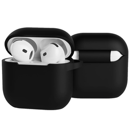 BASEY. BASEY. Siliconen Hoesje Voor Apple AirPods 4 - Zwart