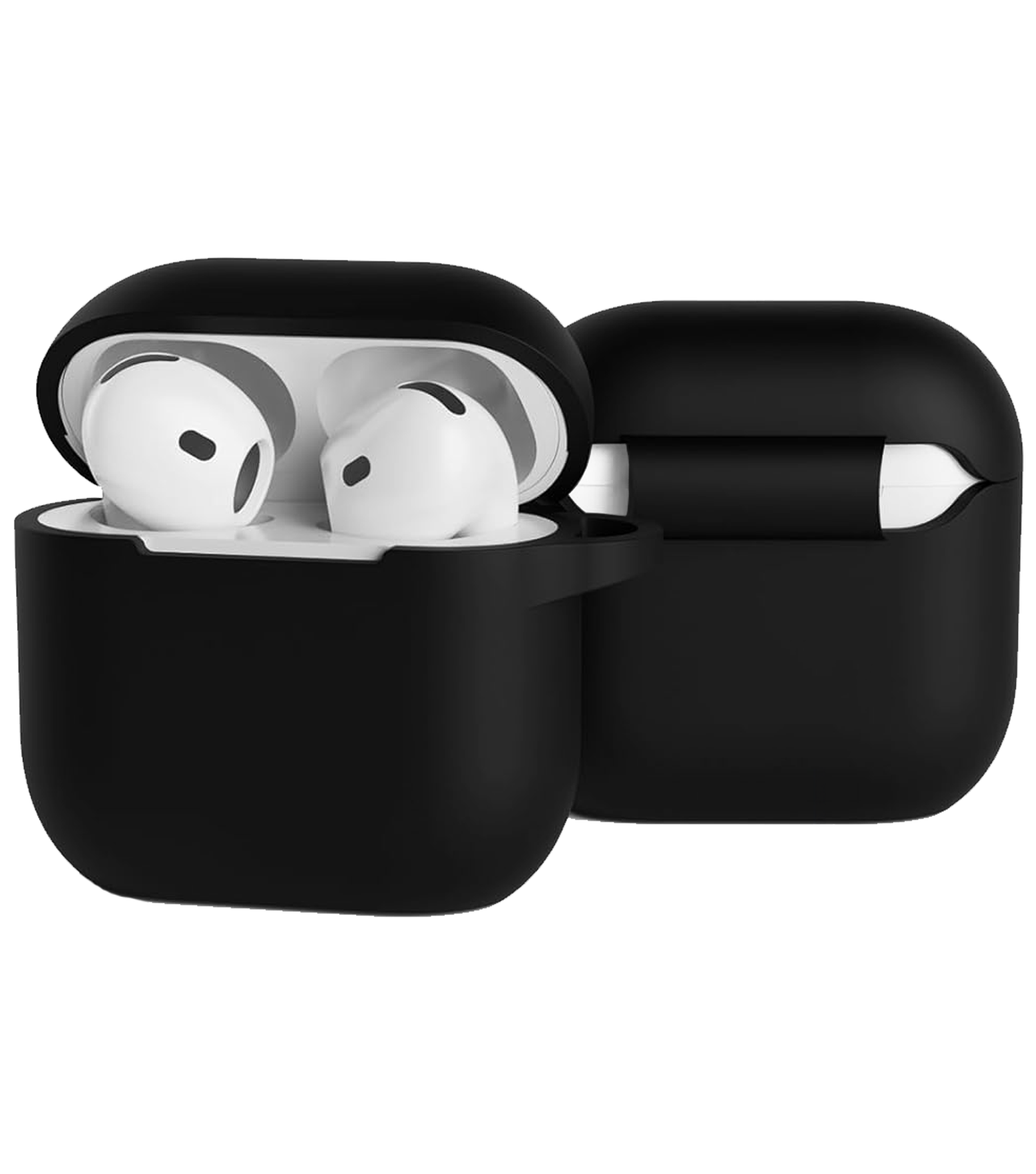 BASEY. BASEY. Siliconen Hoesje Voor Apple AirPods 4 - Zwart