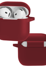 NoXx NoXx Siliconen Hoesje Voor Apple AirPods 4 - Donkerrood