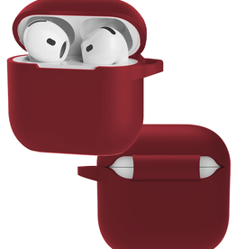 NoXx NoXx Siliconen Hoesje Voor Apple AirPods 4 - Donkerrood