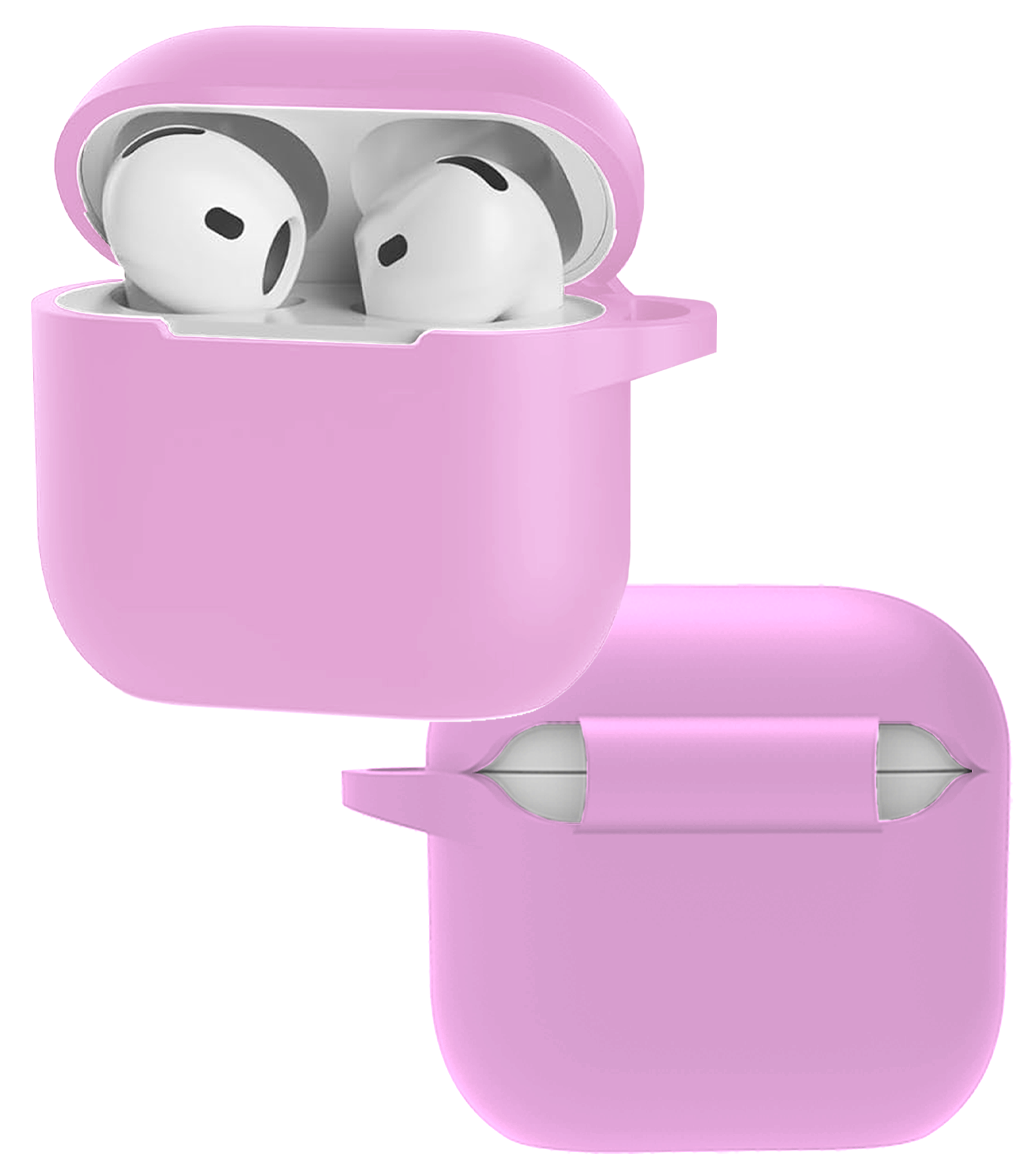 NoXx NoXx Siliconen Hoesje Voor Apple AirPods 4 - Flamingo