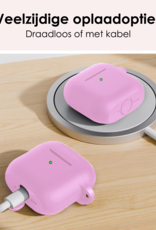 NoXx NoXx Siliconen Hoesje Voor Apple AirPods 4 - Flamingo