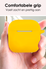NoXx NoXx Siliconen Hoesje Voor Apple AirPods 4 - Geel