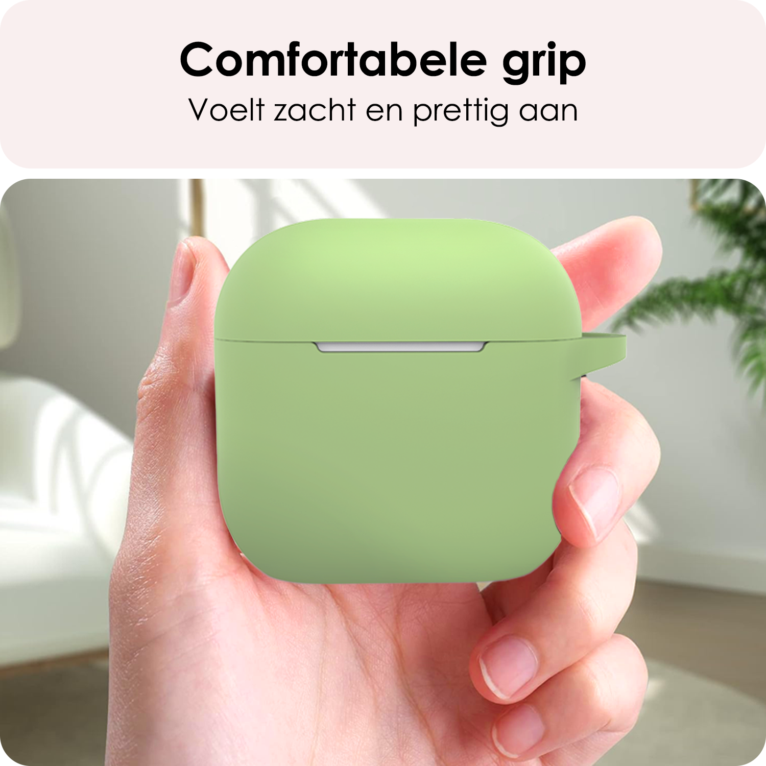NoXx NoXx Siliconen Hoesje Voor Apple AirPods 4 - Groen
