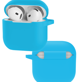 NoXx NoXx Siliconen Hoesje Voor Apple AirPods 4 - Lichtblauw