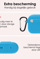 NoXx NoXx Siliconen Hoesje Voor Apple AirPods 4 - Lichtblauw