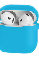 NoXx NoXx Siliconen Hoesje Voor Apple AirPods 4 - Lichtblauw