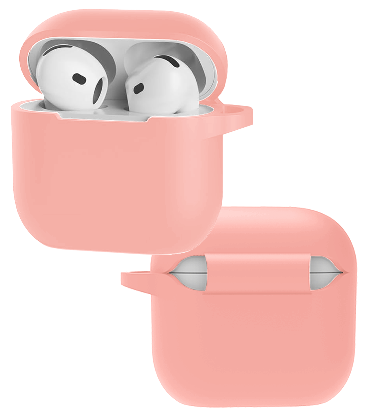 NoXx NoXx Siliconen Hoesje Voor Apple AirPods 4 - Lichtroze