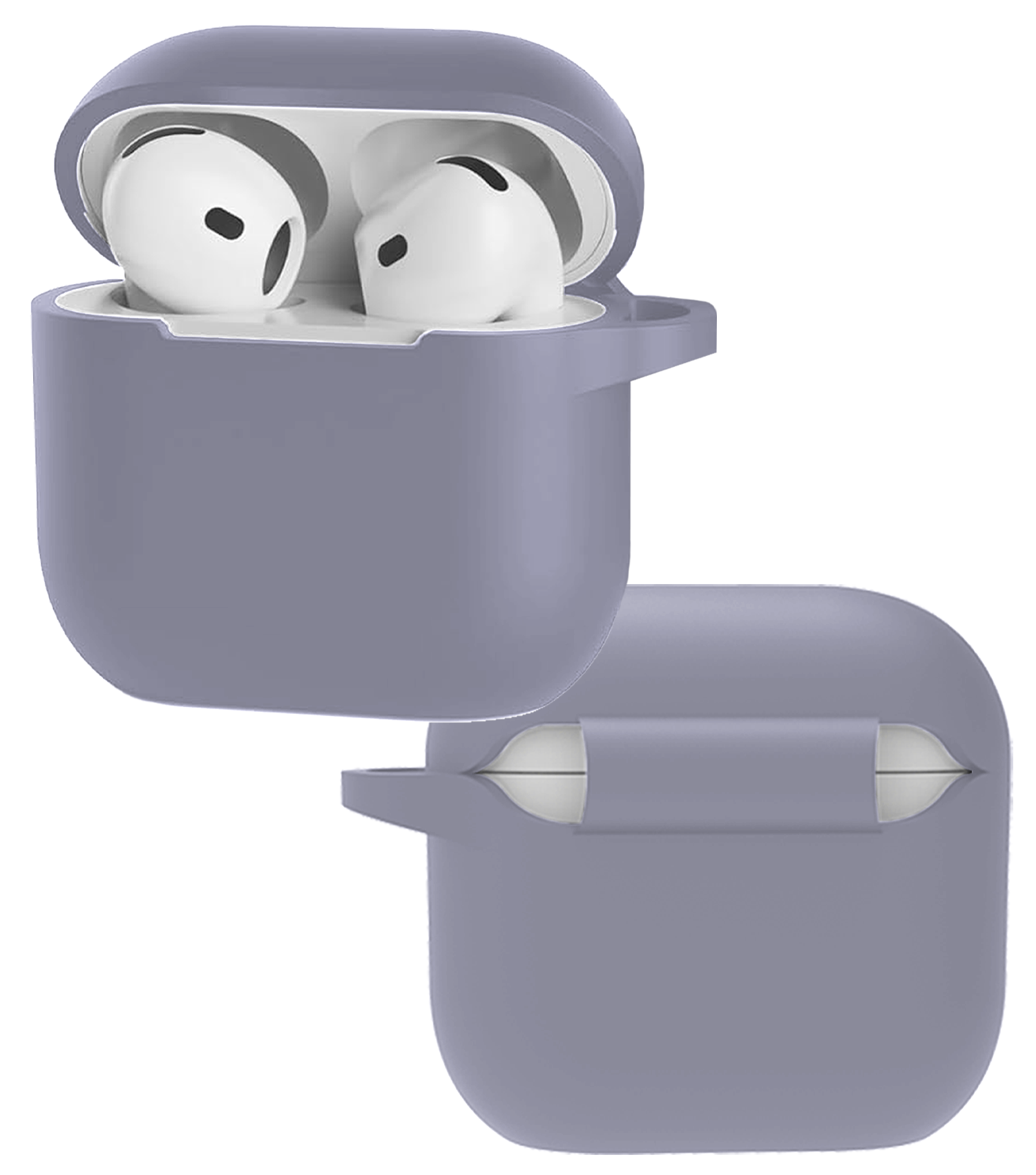 NoXx NoXx Siliconen Hoesje Voor Apple AirPods 4 - Lila