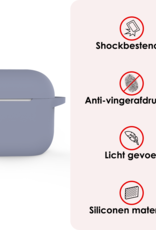 NoXx NoXx Siliconen Hoesje Voor Apple AirPods 4 - Lila