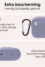 NoXx NoXx Siliconen Hoesje Voor Apple AirPods 4 - Lila