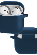 NoXx NoXx Siliconen Hoesje Voor Apple AirPods 4 - Navy