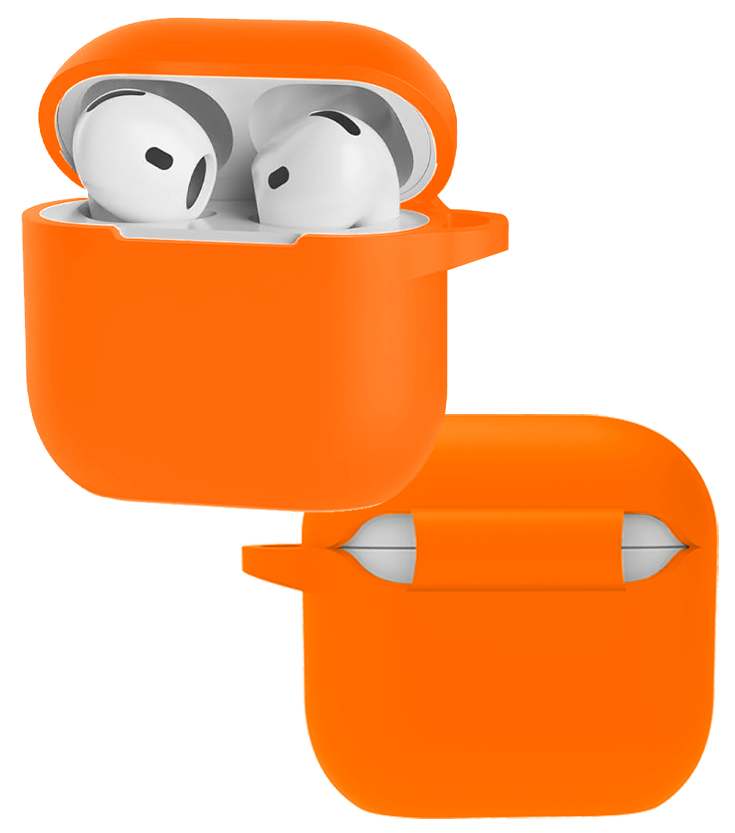NoXx NoXx Siliconen Hoesje Voor Apple AirPods 4 - Oranje